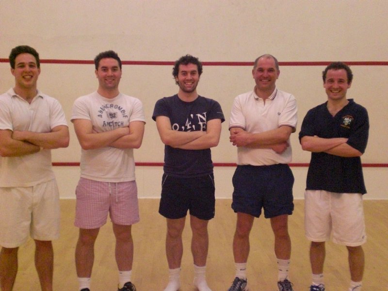 L-r Freddie Dixon, Jack Robinson, Tom Robinson, Mark Wilson and Chris Wilson.