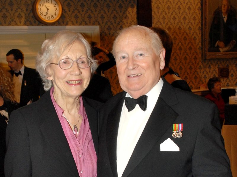 Roger and Mary at the Armed Forces Dinner 2009