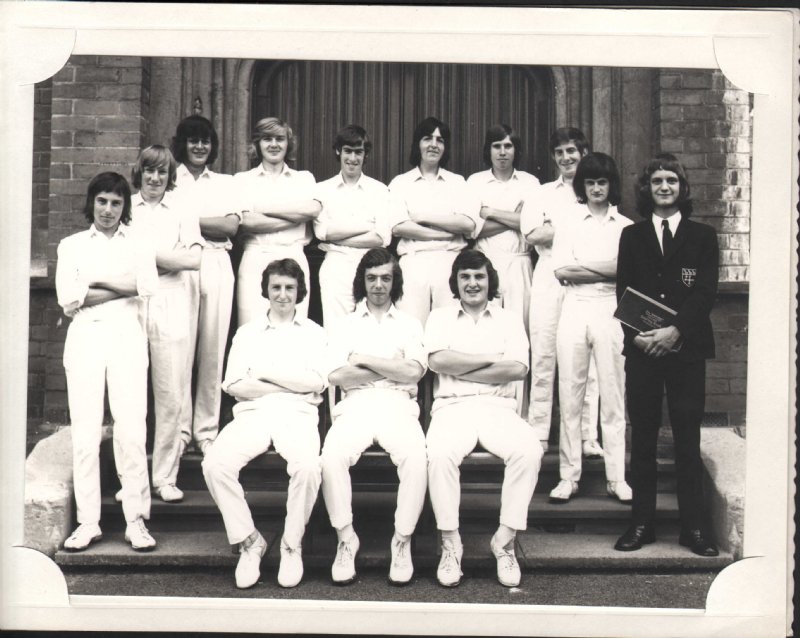 Tony was captain of the 1973 1st XI. The team lost just one match all season – to the Masters who put out an exceptionally strong side.