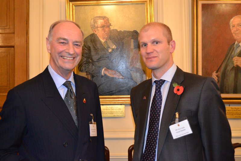 OWA President Sir David Foskett and Head Master Gus Lock